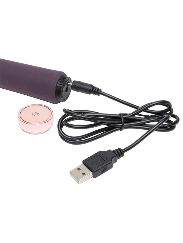 Фиолетовый мини-вибромассажёр Crazy For You Rechargeable Bullet Vibrator