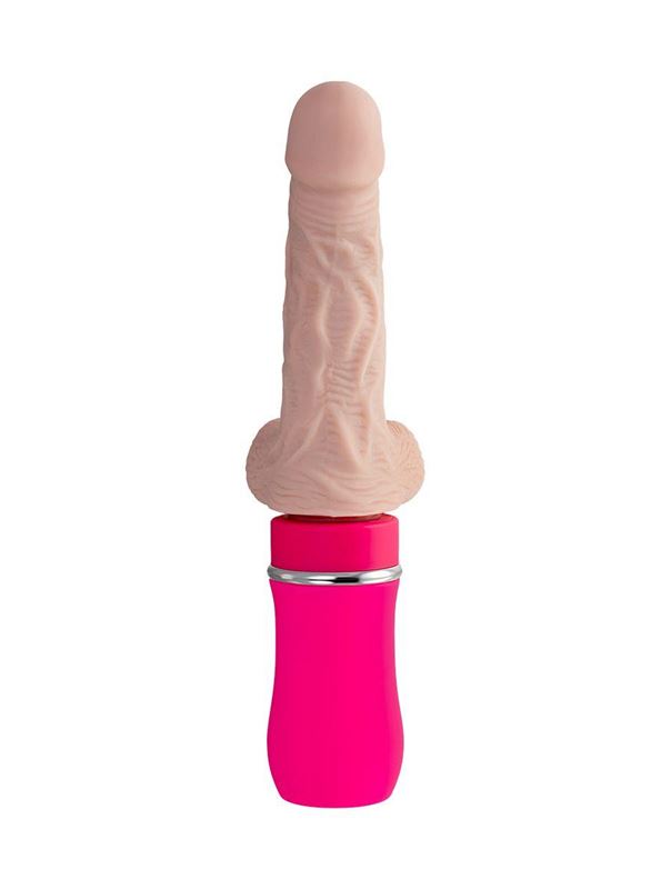 Реалистичный вибратор Ailighter Telescopic Lover с пультом ДУ (27,1 см)