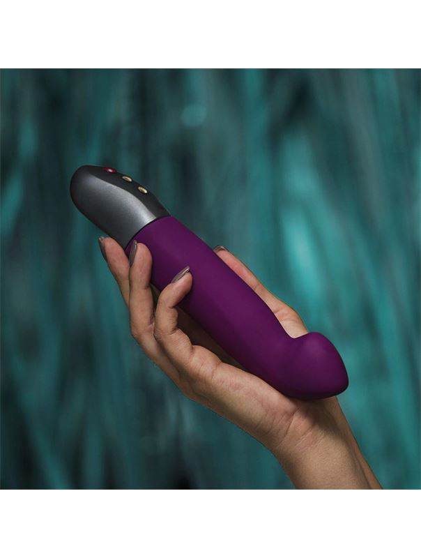 Фиолетовый пульсатор с загнутым кончиком Stronic G (20,8 см)