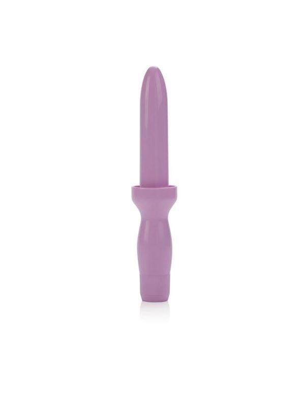Фиолетовый вибратор Dilator Set Purple Dilator with 4 Sizes  Sleeve с насадками