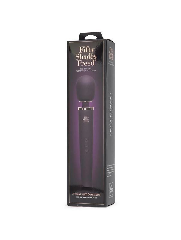 Фиолетовый вибратор Fifty Shades Freed Awash with Sensation Mains Wand Vibrator