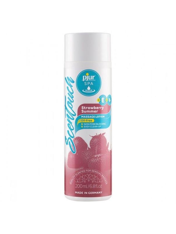 Массажный лосьон с ароматом клубники Pjur SPA - Scentouch Strawberry Massage Lotion (200 мл)