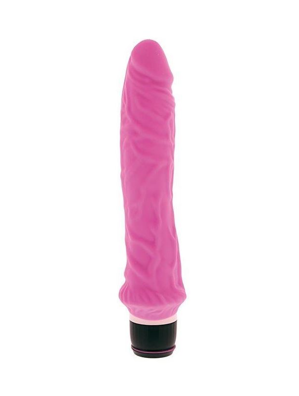 Розовый вибратор-реалистик PURRFECT SILICONE CLASSIC 8.5INCH (21,5 см)