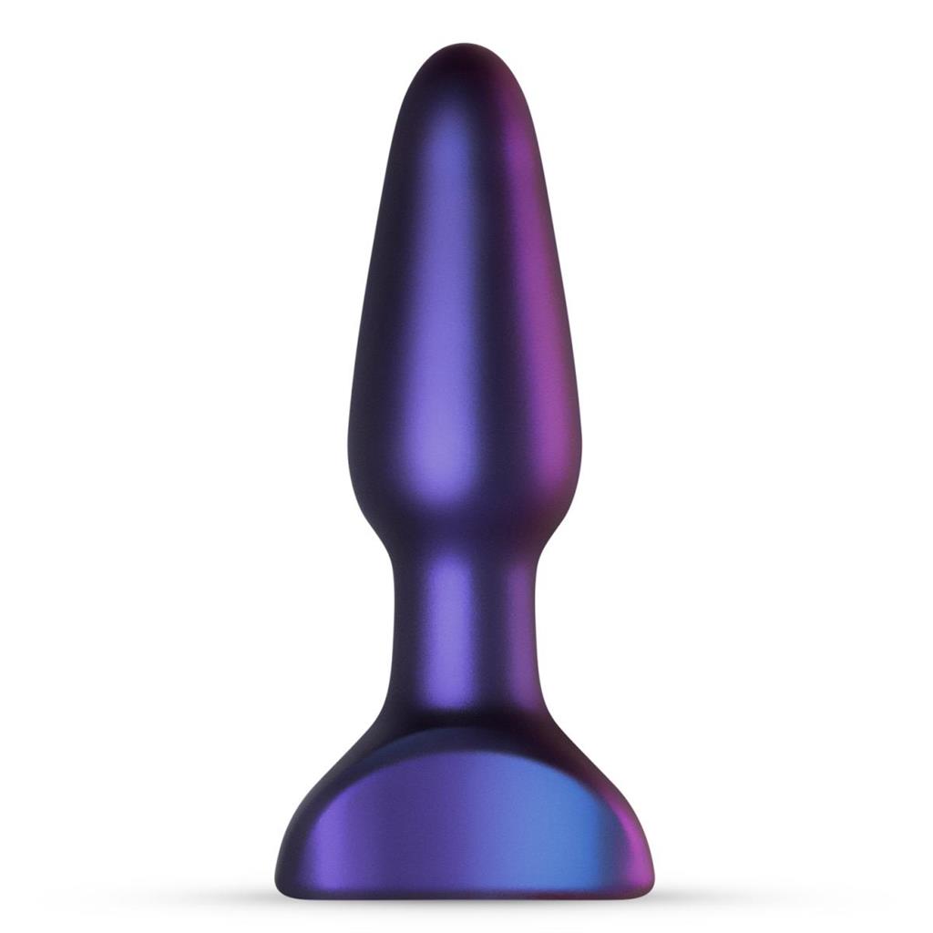 Фиолетовая анальная вибропробка Space Force (13,9 см)
