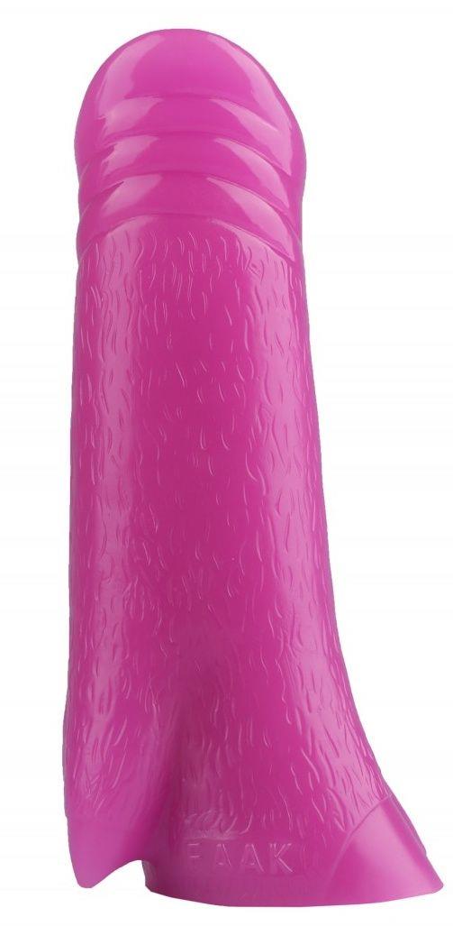 Розовая анальная пробка в виде пятачка поросенка (23 см)