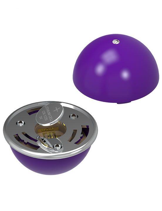 Фиолетовое виброяйцо с пультом управления Remote Cherry