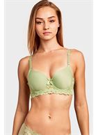 Бюстгальтер с плотной чашкой и кружевным станом