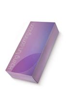Фиолетовый клиторальный стимулятор Caldo с функцией вибратора (19 см)