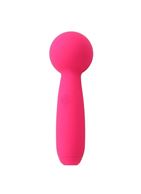 Розовый перезаряжаемый вибратор-wand Pleasure Wand