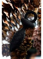 Черная анальная пробка Strob S (11,7 см)