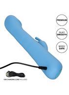 Голубой вибратор кролик Elite Rotating Rabbit (23,5 см)