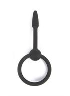 Черный уретральный конусовидный плаг (5,5 см)