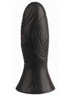 Черная анальная проба с рельефом (17 см)