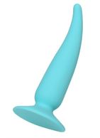 Голубая удлиненная анальная втулка (12,5 см)