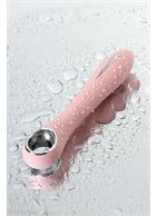 Розовый силиконовый вибратор с электростимуляцией PHYSICS GALVANI VIBE (21 см)