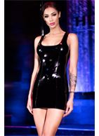 Сексуальное мини-платье на широких бретелях