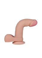 Телесный фаллоимитатор на присоске F&F BEST COCK 6" (19 см)