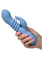 Голубой вибромассажер кролик Santa Cruz Coaster