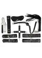 Большой черный набор БДСМ аксессуаров