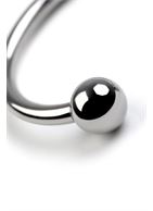 Серебристая подкова на головку пениса