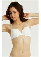 Бюстгальтер с формованными чашками из микрофибры