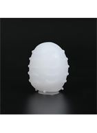 Рельефный мастурбатор EGG в розовом футляре