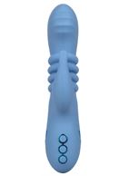 Голубой вибромассажер кролик Santa Cruz Coaster