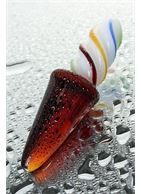 Коническая стеклянная анальная втулка Sexus Glass (16 см)