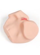 Телесный вибромастурбатор полуторс Maria Onehole Real Vagina с двойным слоем материала