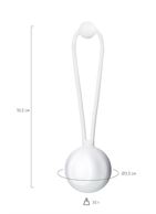 Белый вагинальный шарик LILY