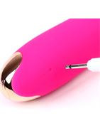 Ярко-розовый вибратор для стимуляции точки G (22 см)
