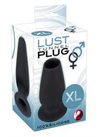 Большая анальная пробка с тоннелем Lust Tunnel Plug XL (13 см)