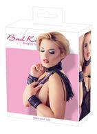 Чёрно-фиолетовый набор для бондажа Bondage Set