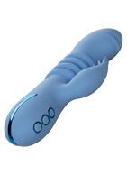 Голубой вибромассажер кролик Santa Cruz Coaster