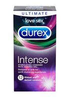 Рельефные презервативы со стимулирующей смазкой Durex Intense Orgasmic (12 шт)