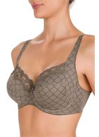 Классический бюстгальтер на каркасах с рисунком в виде фигурной решетки