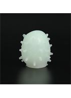 Рельефный мастурбатор EGG в зеленом футляре