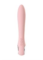 Розовый силиконовый вибратор с электростимуляцией PHYSICS GALVANI VIBE (21 см)