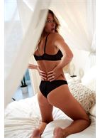 Полупрозрачные трусики-бразилиана из сетки