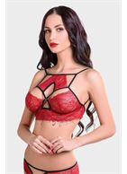 Удлиненный кружевной бралетт