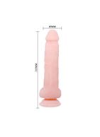 Телесный фаллоимитатор на присоске Super Dildo (21,5 см)