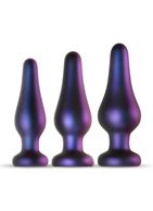 Набор из 3 фиолетовых анальных пробок Comets Butt Plug Set
