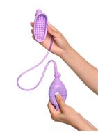 Сиреневая вакуумная вибропомпа для вагины Fantasy For Her Sensual Pump-Her