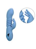 Голубой вибромассажер кролик Santa Cruz Coaster
