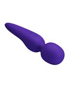 Фиолетовый wand-вибратор Meredith
