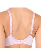 Нежно-сиреневый бюстгальтер с мягкой чашкой в горошек