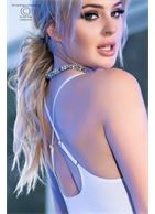 Мини платье из плотной эластичной ткани