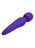 Фиолетовый wand-вибратор Meredith