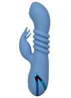 Голубой вибромассажер кролик Santa Cruz Coaster