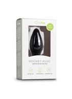 Черный анальный плаг Rocket Plug (9 см)